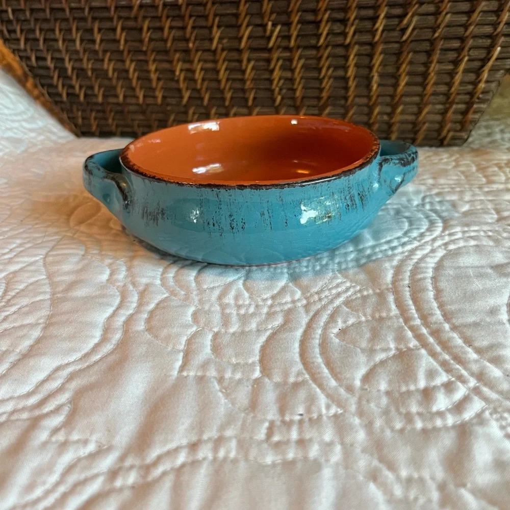 De Silva Terre D’Umbria Handmade  Terracotta bowl from Italy 5 1/2”